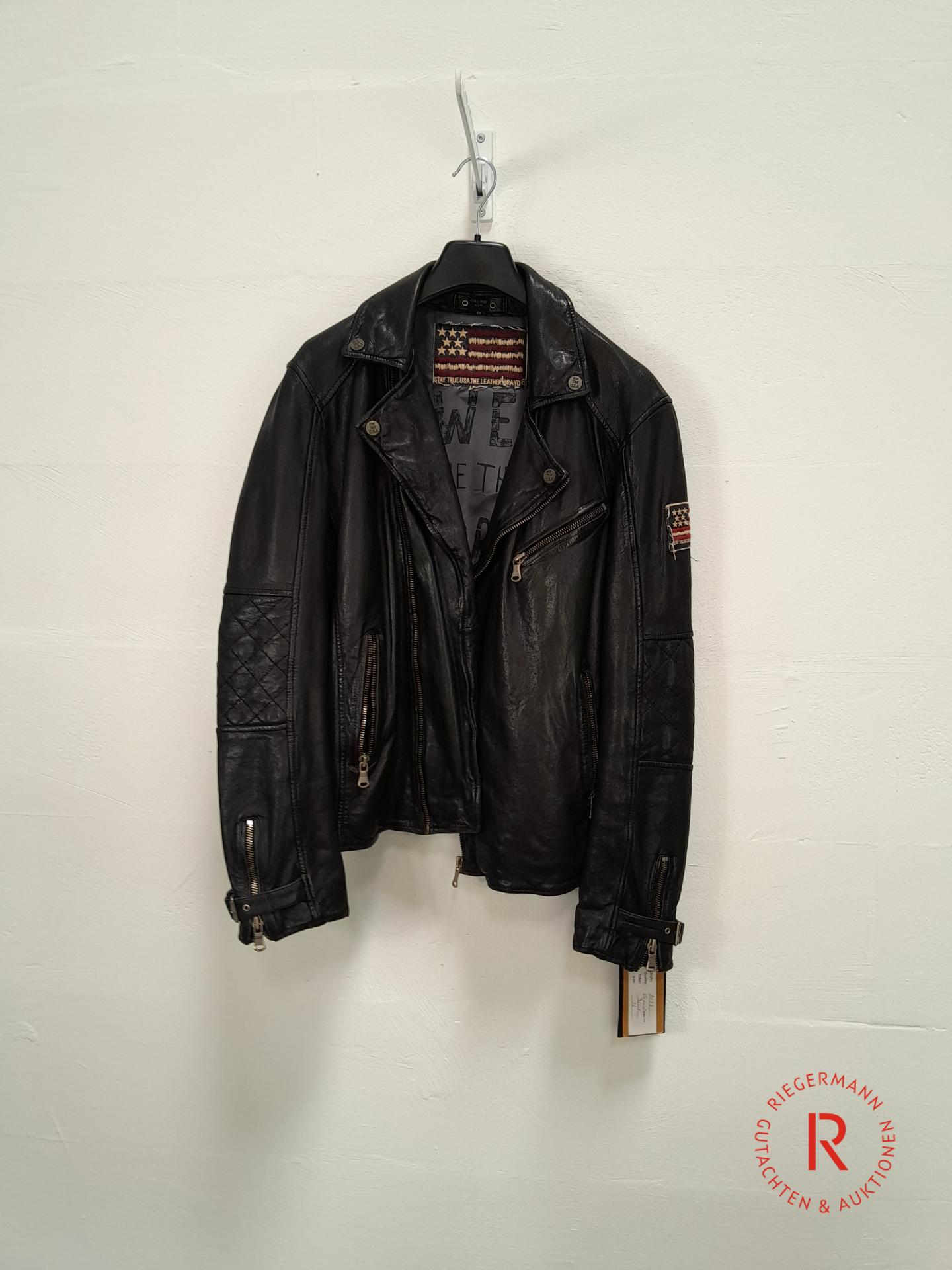 HERREN LEDERJACKE GRÖSSE 52